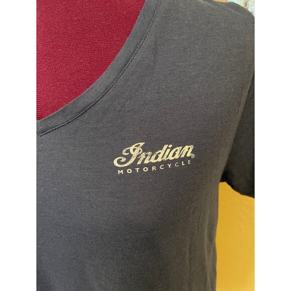 Indian Motorcycle Patriotic Gray T-Shirt Small - Picture 3 of 8